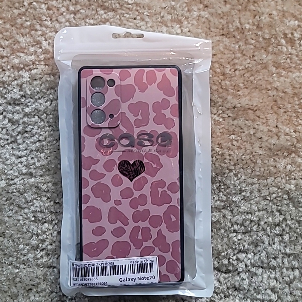 New Samsung galaxy Note20 phone case Pink